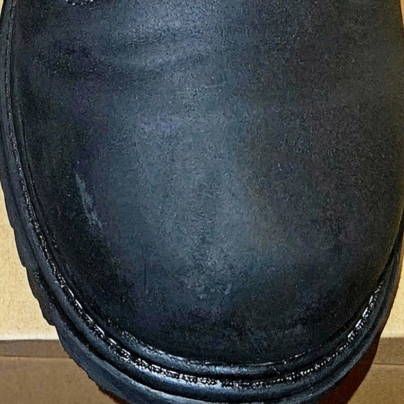 LIKE NEW* Wonder Nation Black "Tucker" Hiking Moto Boots- Big Boy's Size 4 - Picture 7 of 8